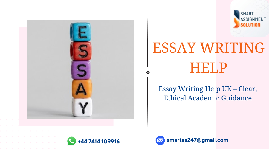 Student working on essay with online academic guidance